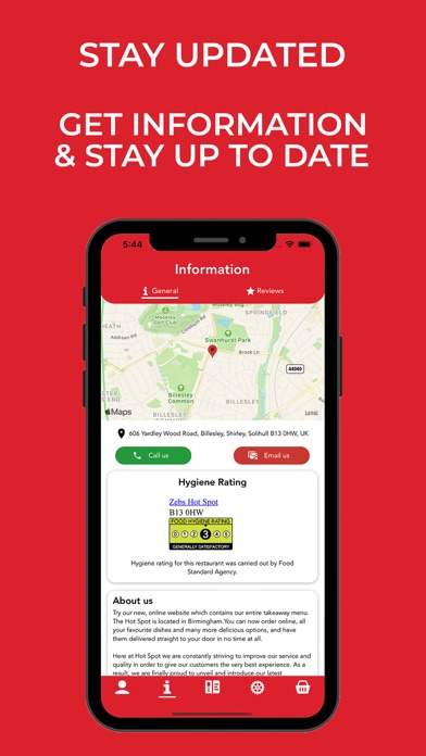 Hot Spot Restuarant Screenshot