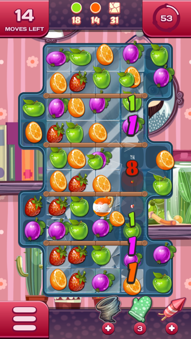 Agnes' Fruits Match-3 Puzzle Screenshot