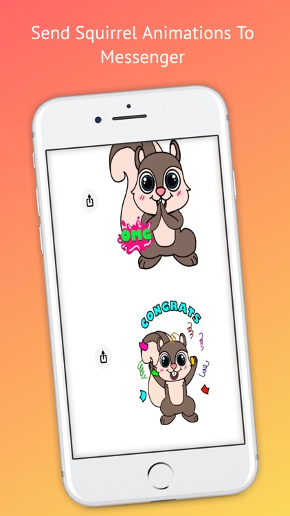 Mitzi Squirrel Emojis screenshot-3