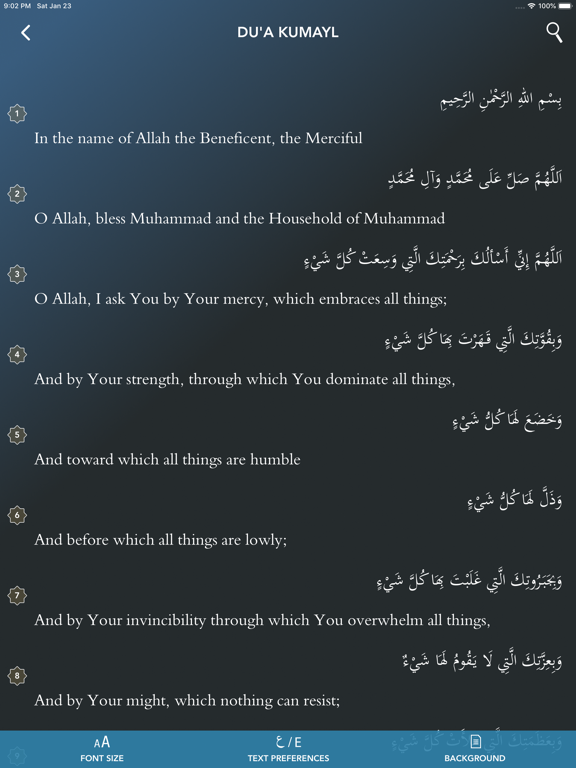 Shia Companion iPad screenshot 4 - Reference app