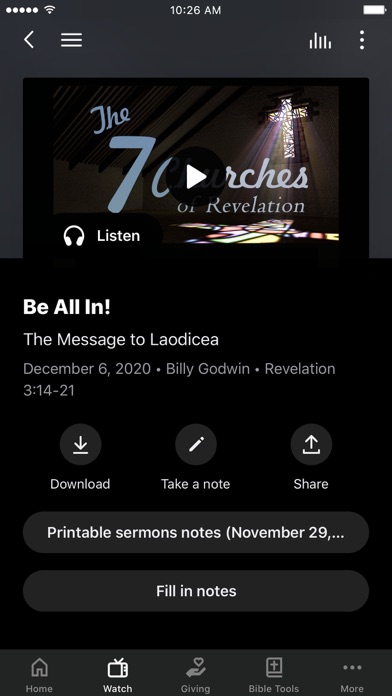 Ephesus Baptist Church Screenshot