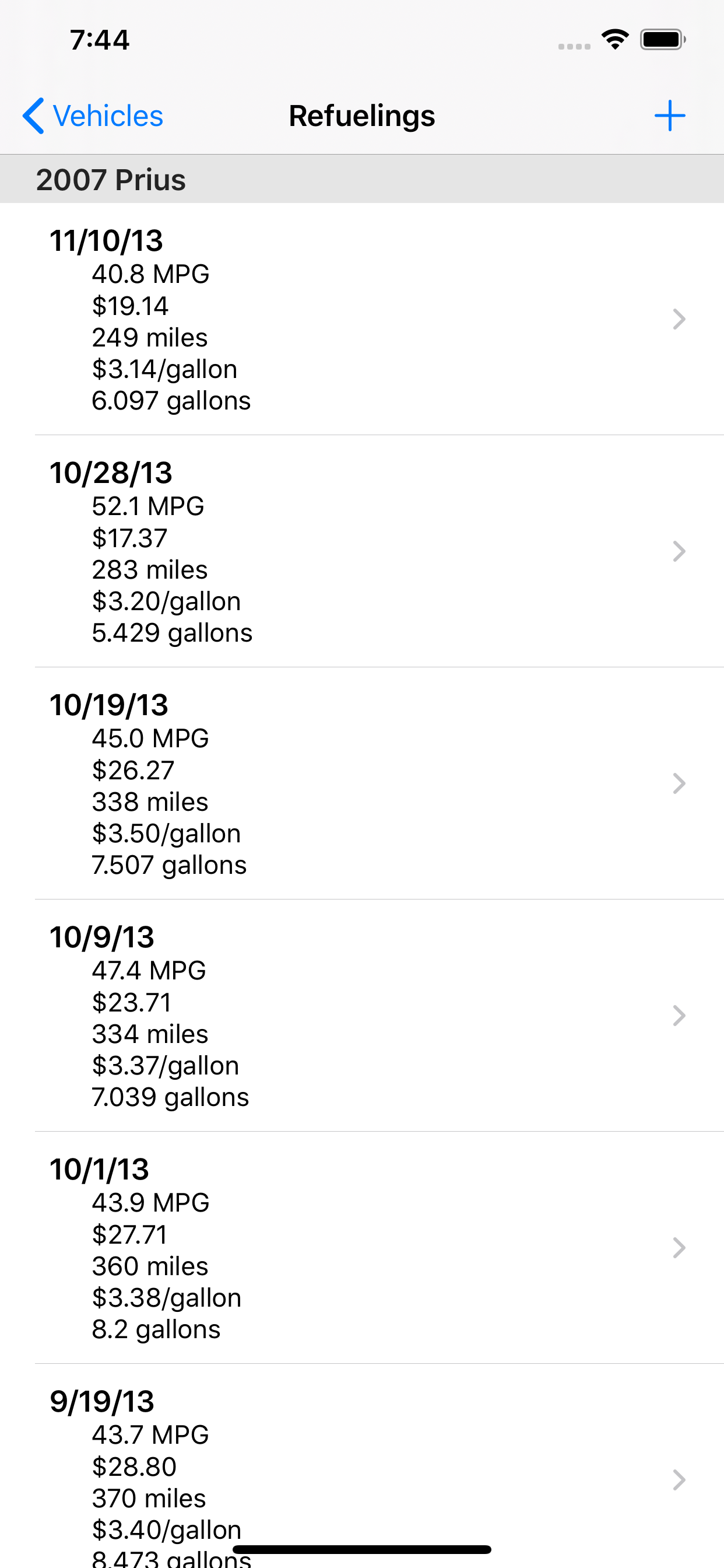 Mileage Keeper