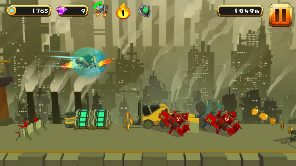 #2. Cube Samurai: Run Squared (iOS) 由: Red Meat Games, Inc.