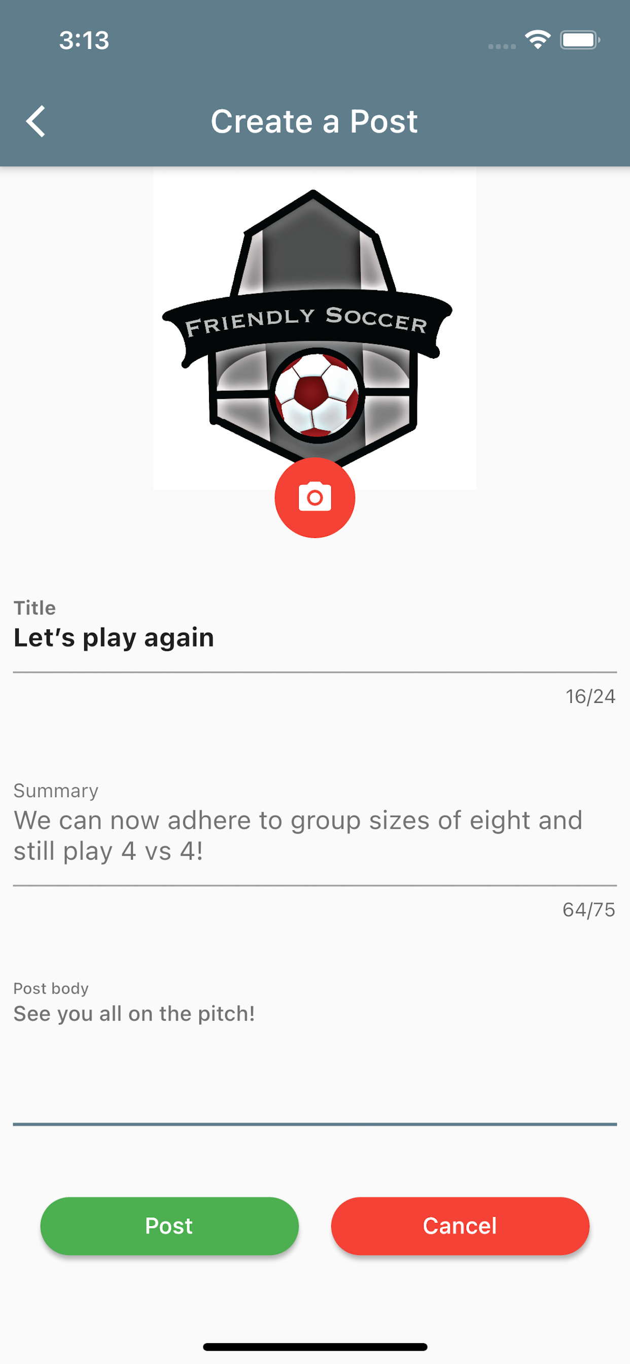Friendly Soccer