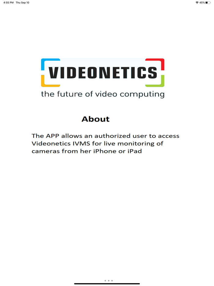 Videonetics Mobile Viewer