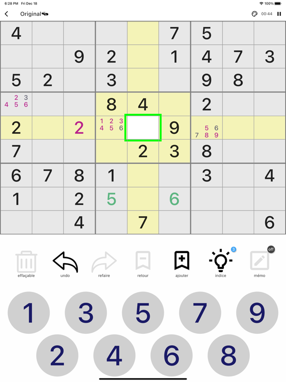 Screenshot #5 pour All Sudoku - 5 kinds of sudoku
