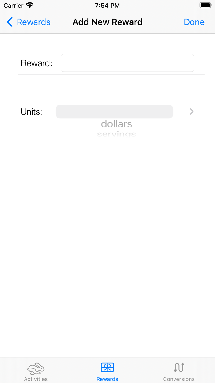 My Self-Discipline Balance