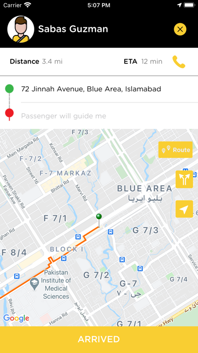 Alianza Rides Driver Screenshot