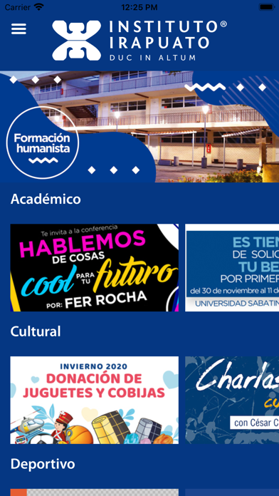 Instituto Irapuato Screenshot