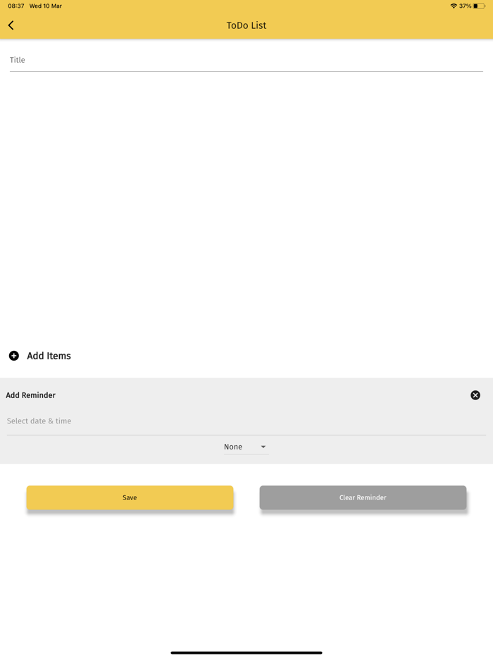 Notes and To Do Lists