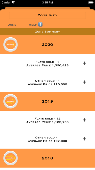 SearchAZone UK Property Search Screenshot