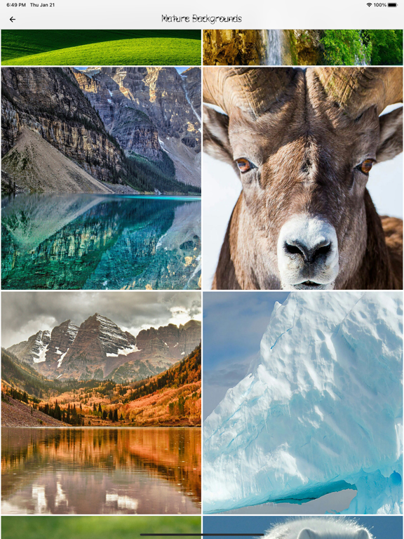 Screenshot #4 pour Fonds et images de la nature