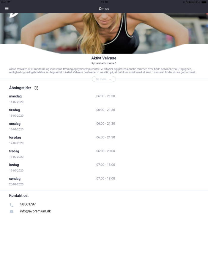 Aktivt Velvære Fitness App