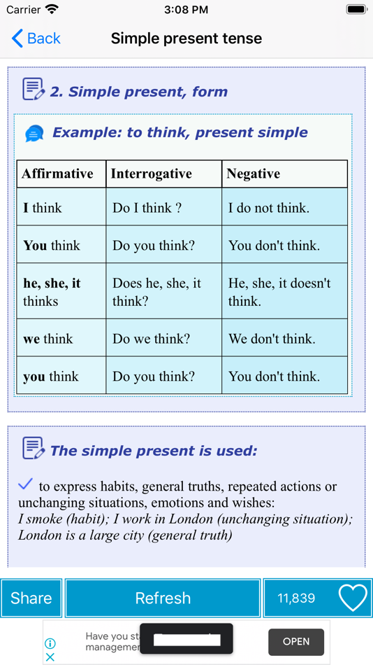 #1. English Grammar in Use & Test (iOS) 来自: Xuan Trung Truong