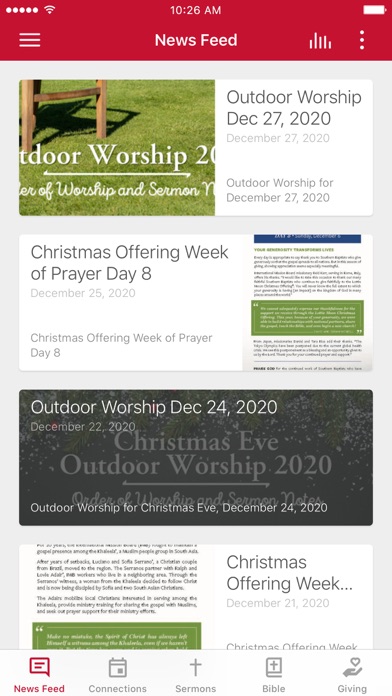 Redland Baptist Church Screenshot