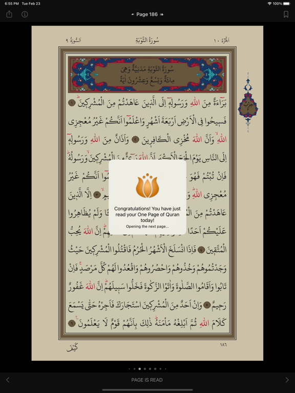 Screenshot #4 pour One Page: Read Quran Every Day