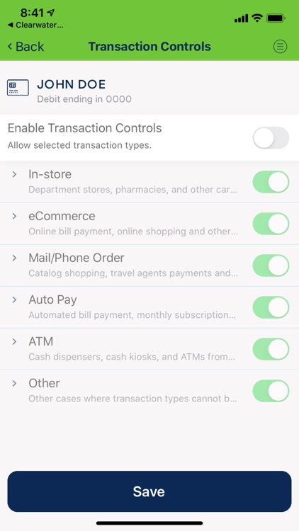 Clearwater CardNav screenshot-4
