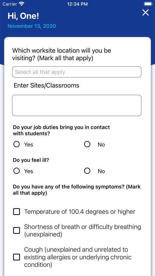 #3. Schools Self Screening (iOS) 由: San Joaquin County Office of Education