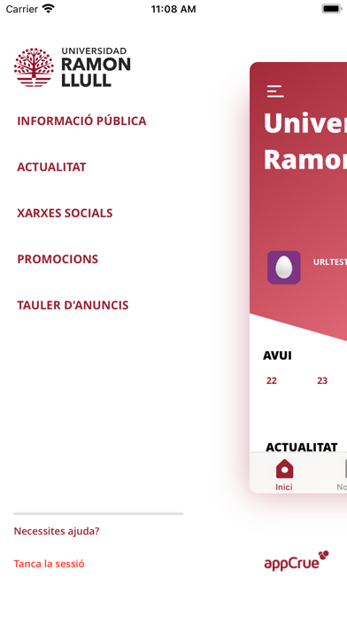 AppURL Universitat Ramon Llull Screenshot