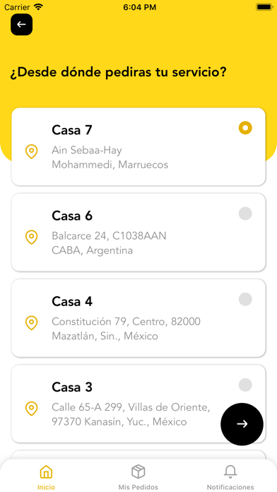 miidz - Solicita servicios Screenshot