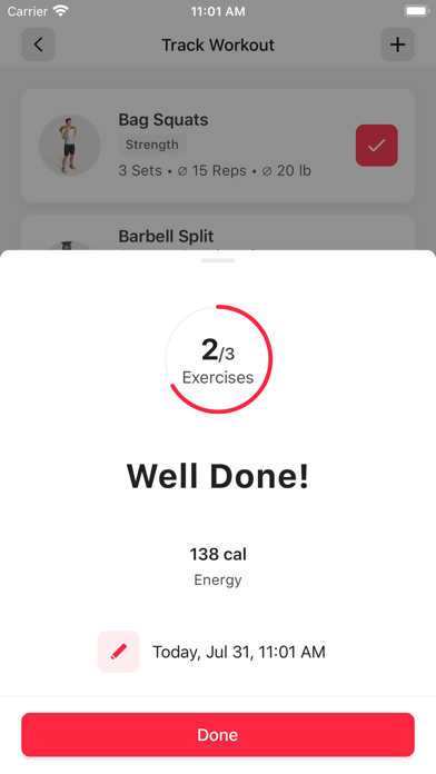 Centre Multisports Workouts Screenshot