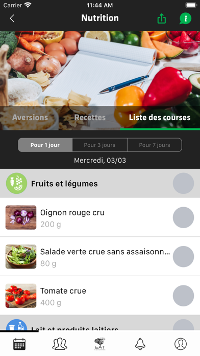 Eat Coaching Screenshot