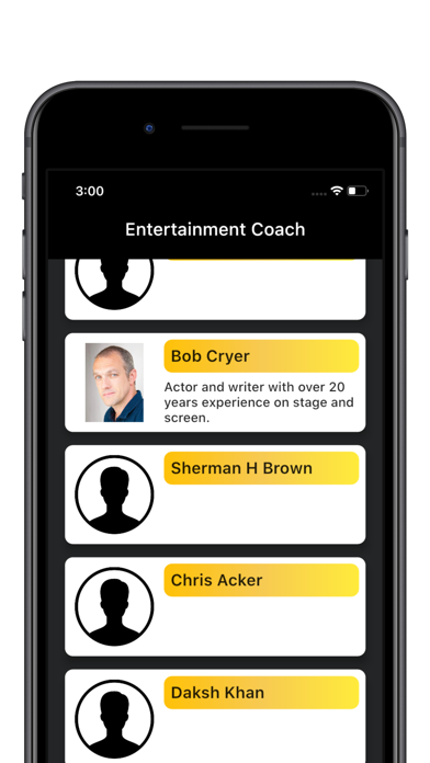 Entertainment Coach Screenshot