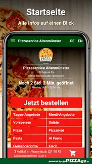 pizzaservice altenmünster iphone screenshot 3