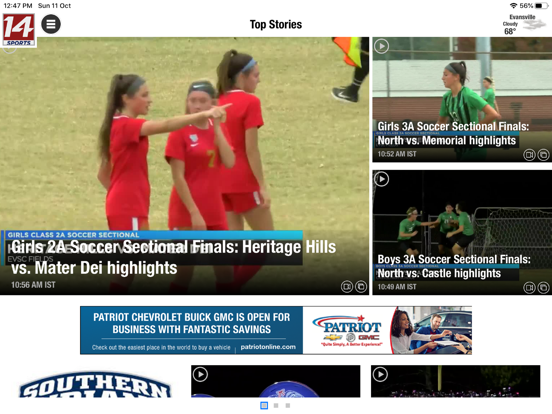 14 Sports WFIE iPad screenshot 1 - Sports app