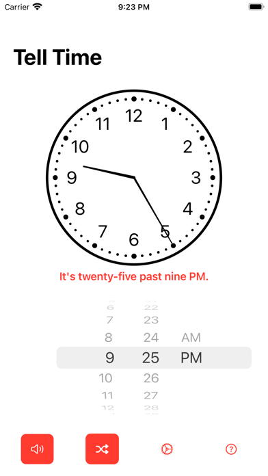 Tell Time UK Screenshot