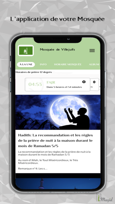 Screenshot #1 pour Mosquée de Villejuif