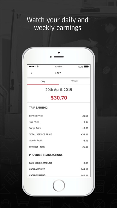 OrderNow.ca Driver App Screenshot