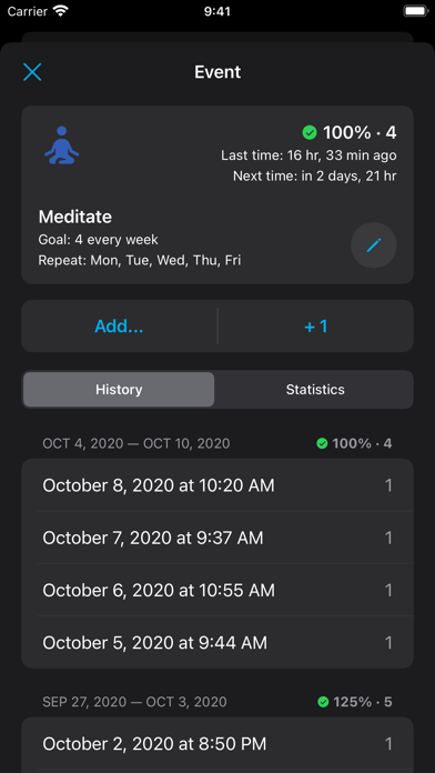 Events - Habit Tracker