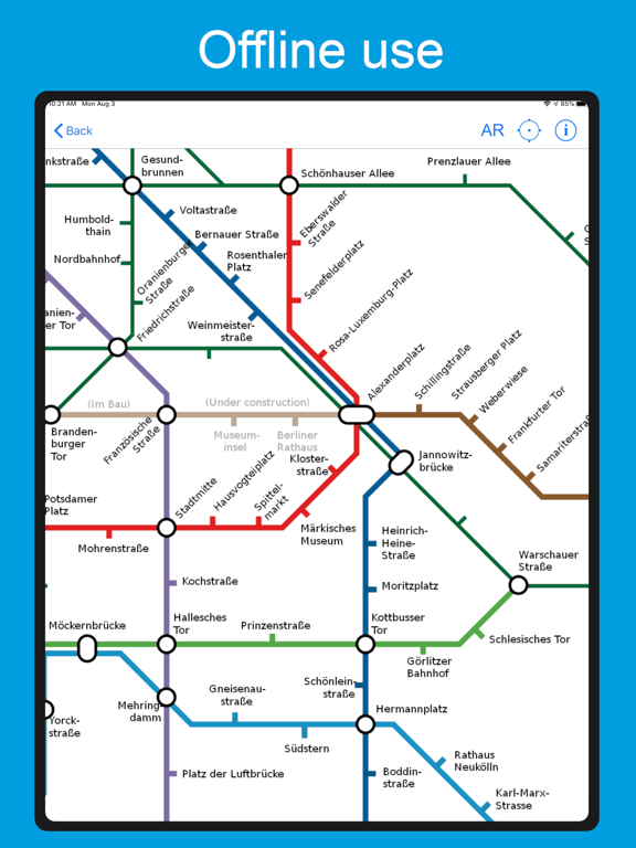 Screenshot #5 pour Métro DE - Berlin, Munich