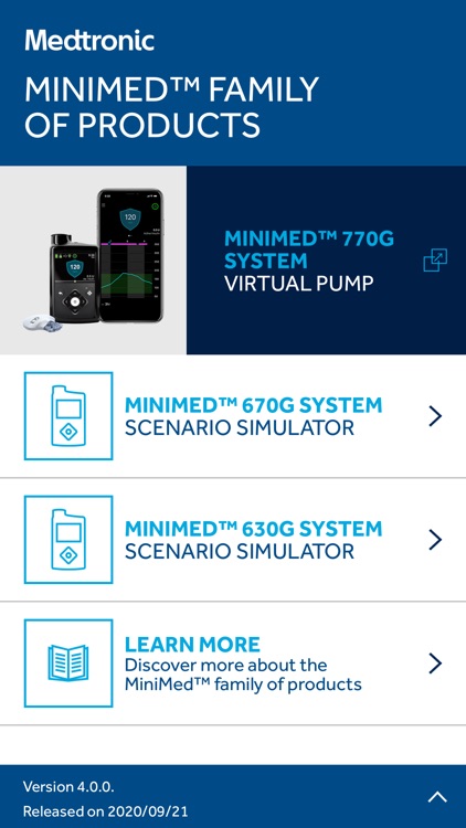 MiniMed™ Virtual Pumps App