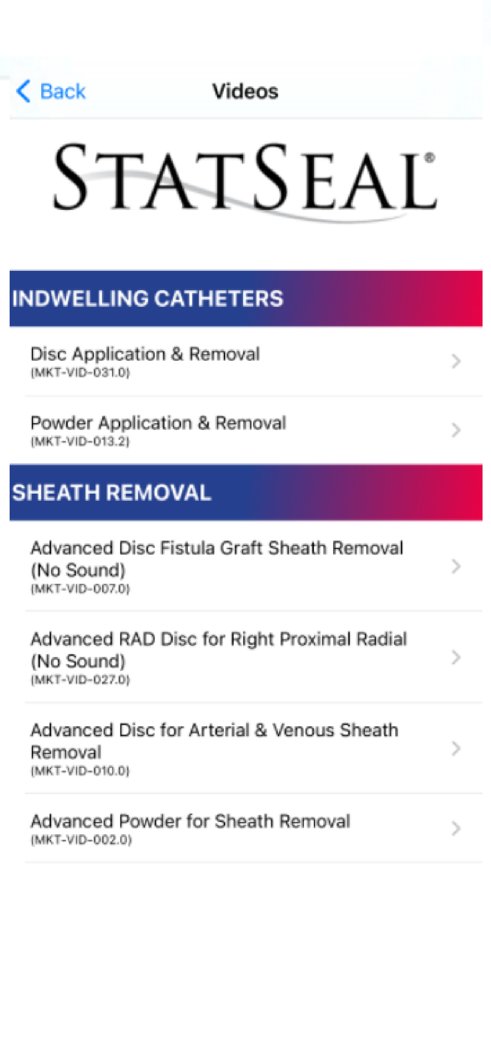 StatSeal Clinician App