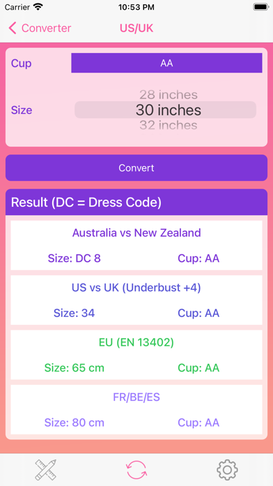 Bra Size Calculator - Bra Calc screenshot 4