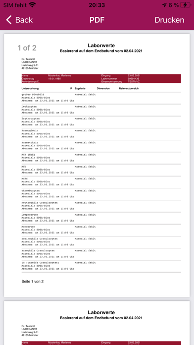 Labor Münster Screenshot