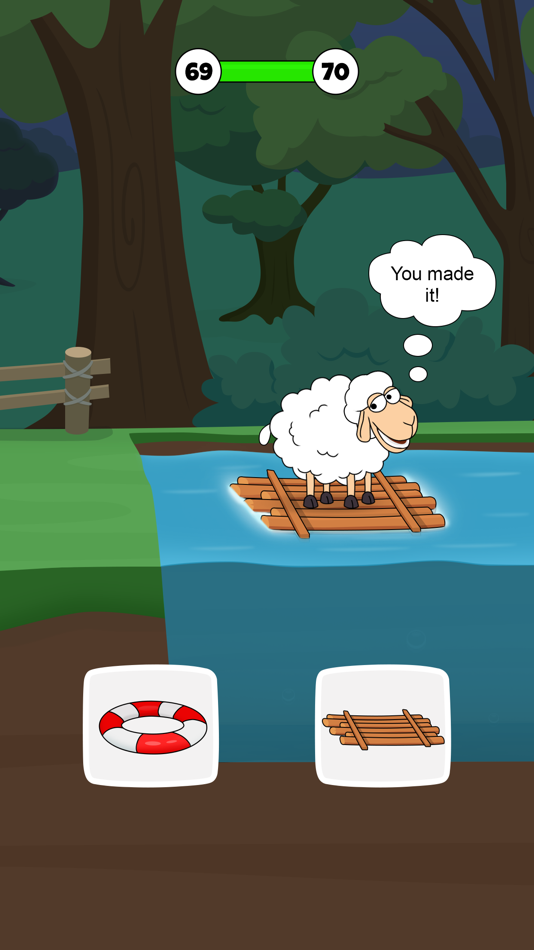 #7. Save The Sheep - Rescue Game (iOS) Podle: Payal Lakhani