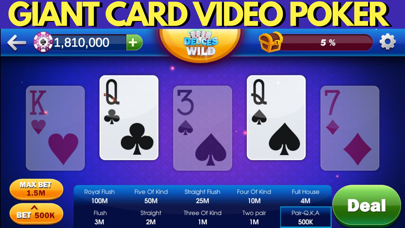 Screenshot #1 pour Video Poker Bonus Games