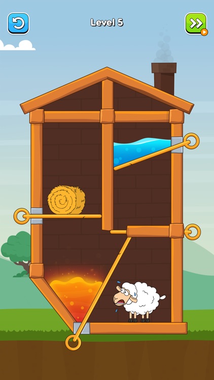 Hero Sheep-Pin Pull Save Sheep