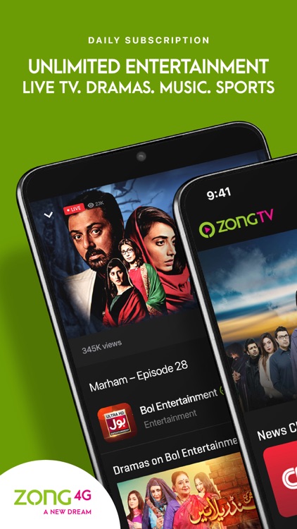 Zong Mobile TV