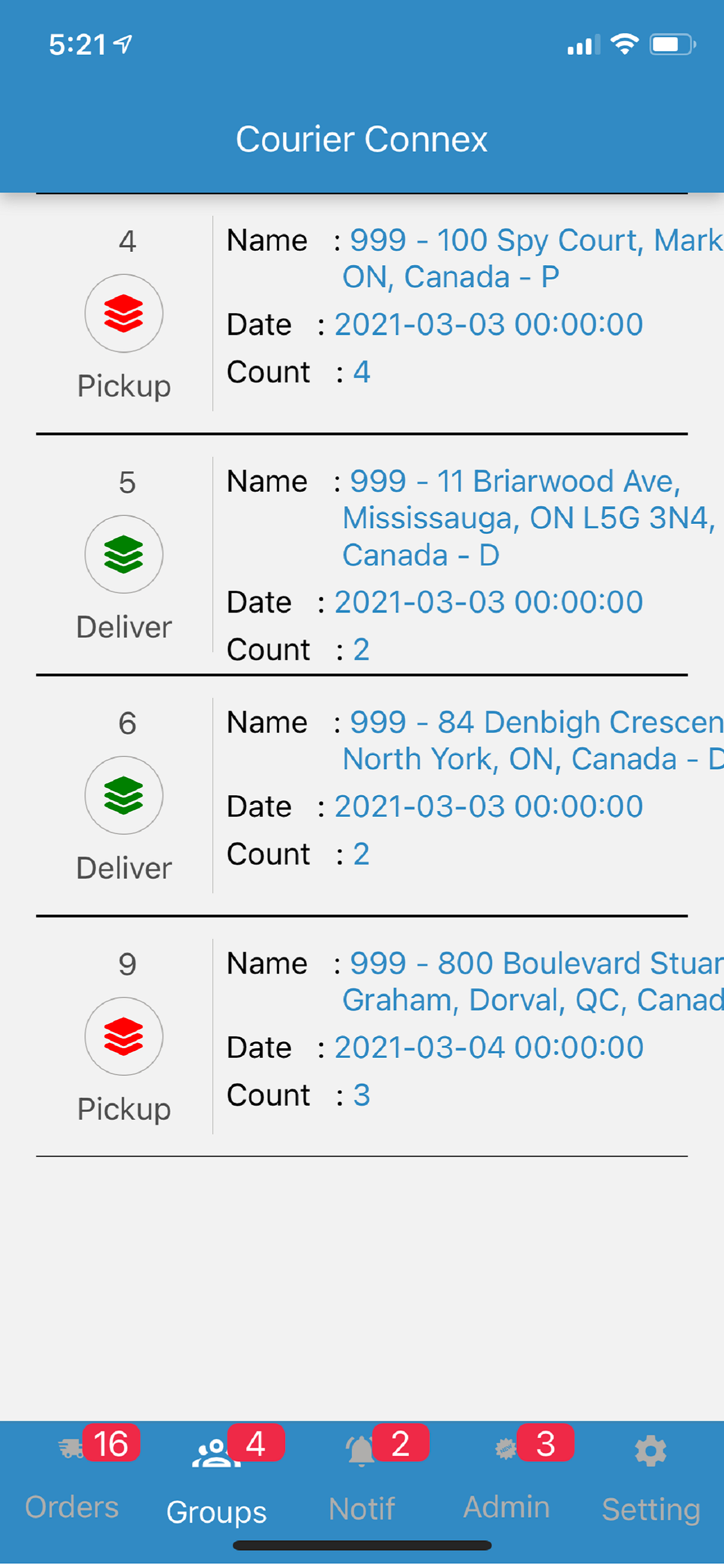 Courier Connex Mobile screenshot 4
