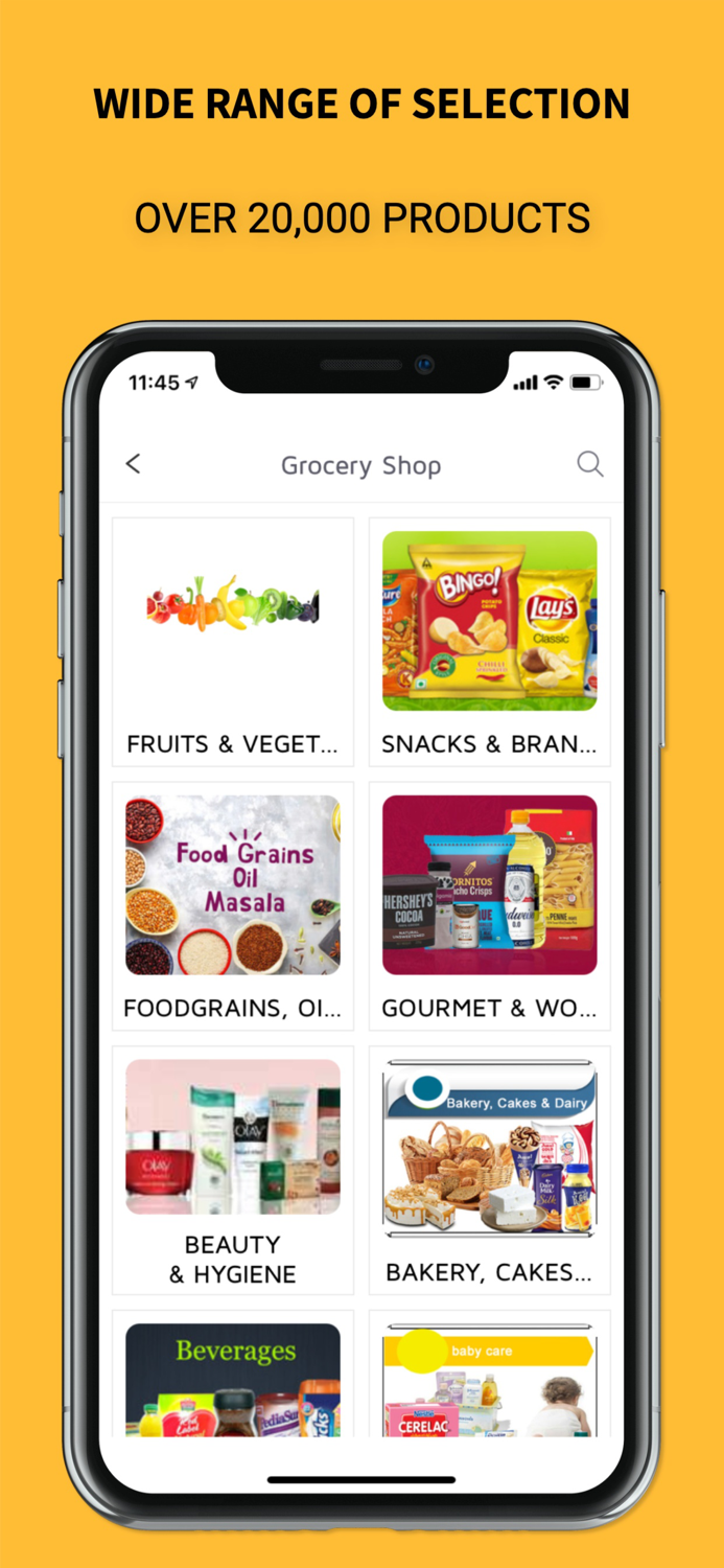 JustInDoor- Online Grocery App