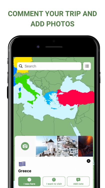 Visited Countries Map Triplog