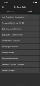 Rx Dose Calc screenshot #4 for iPhone