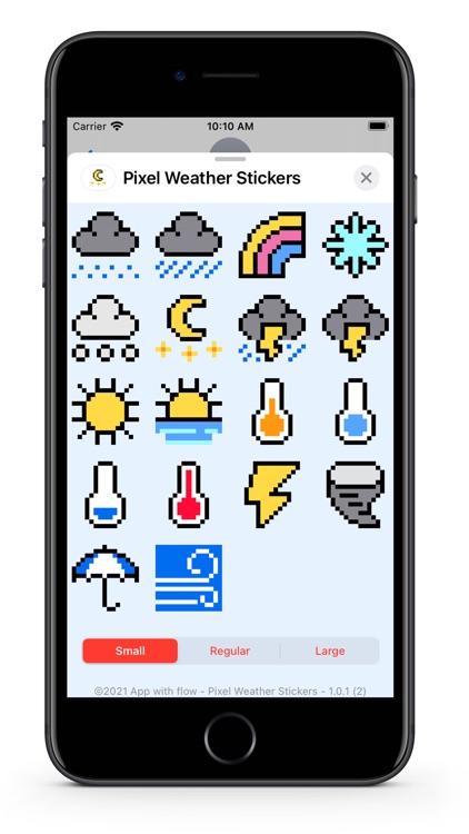 Pixel Weather GIFs & Stickers screenshot-3