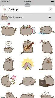 kitty stickers! iphone screenshot 4