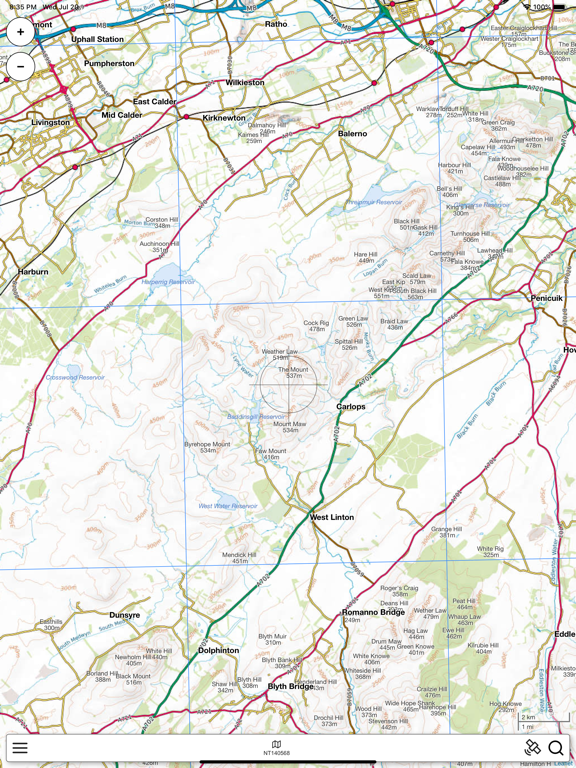 Screenshot #4 pour Pentlands Outdoor Map