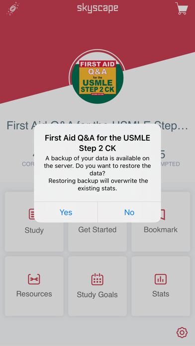 First Aid Q&A USMLE Step 2 CK Screenshot